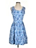 Calvin Klein Hearts Blue Cocktail Dress Size P (petite) - photo 1