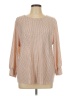 Adrianna Papell Tan Long Sleeve Blouse Size L - photo 1