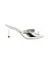 Zara Metallic Silver Sandals Size EU 39 - photo 1