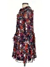 Saloni 100% Silk Print Red Cocktail Dress Size 4 - photo 5