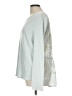 Dylan 100% Cotton Silver Long Sleeve Top Size L - photo 5
