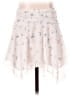 Stradivarius Floral Ivory White Casual Skirt Size S - photo 1