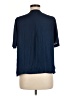 Nine Britton 100% Polyester Blue Short Sleeve Henley Size M - photo 2