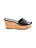 Tory Burch 100% Leather Black Wedges Size 7 - photo 1