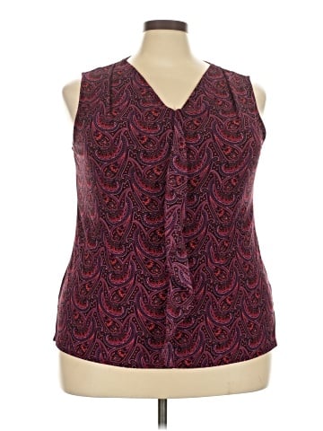 Roz & Ali Sleeveless Blouse (view 1)