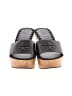 Tory Burch 100% Leather Black Wedges Size 7 - photo 2