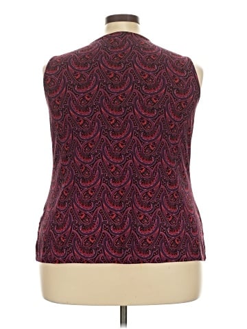 Roz & Ali Sleeveless Blouse (view 2)
