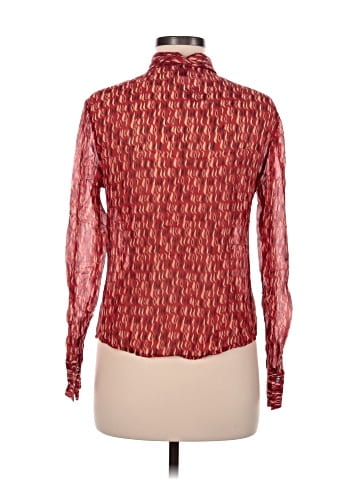 The Limited Long Sleeve Silk Top (view 2)