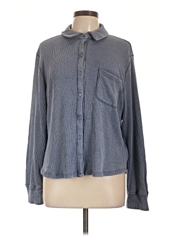 Gap Body Long Sleeve Button-Down Shirt (view 1)