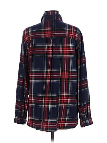 American Eagle Outfitters Long Sleeve Button-Down Shirt (view 2)