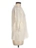 Alice + Olivia 100% Silk Ivory 3/4 Sleeve Blouse Size M - photo 4