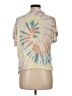 Chaser Tie-dye Ivory Short Sleeve Blouse Size M - photo 2