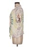 Chaser Tie-dye Ivory Short Sleeve Blouse Size M - photo 5