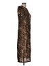Scarlett Animal Print Brown Cocktail Dress Size 12 - photo 4