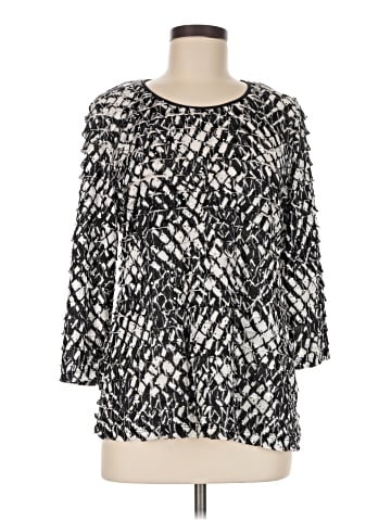 JM Collection 3/4 Sleeve Blouse (view 1)