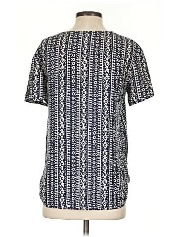 Tory Burch Short Sleeve Silk Top (view 2)