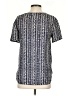 Tory Burch 100% Silk Blue Short Sleeve Silk Top Size 0 - photo 2