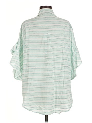 Listicle 3/4 Sleeve Button-Down Shirt (view 2)