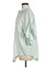 Listicle Stripes Green 3/4 Sleeve Button-Down Shirt Size M - photo 5
