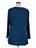 Susan Graver Blue 3/4 Sleeve Top Size XL - photo 2