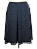 Talbots 100% Polyester Polka Dots Blue Casual Skirt Size 24 - photo 2