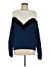 1.State 100% Cotton Chevron-herringbone Blue Pullover Sweater Size M - photo 1