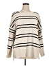 Sanctuary 100% Polyester Stripes Ivory Pullover Sweater Size XL - photo 1