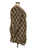 SO 100% Rayon Argyle Brown Casual Dress Size XXL - photo 4