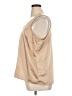 Old Navy 100% Polyester Tan Sleeveless Blouse Size XL - photo 5
