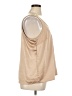 Old Navy 100% Polyester Tan Sleeveless Blouse Size XL - photo 4