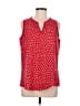 Zenergy by Chico's Red Sleeveless Blouse Size Med (1) - photo 1