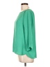 The Limited 100% Polyester Green 3/4 Sleeve Blouse Size L - photo 5
