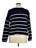 Gap 100% Cotton Stripes Blue Pullover Sweater Size XL - photo 2