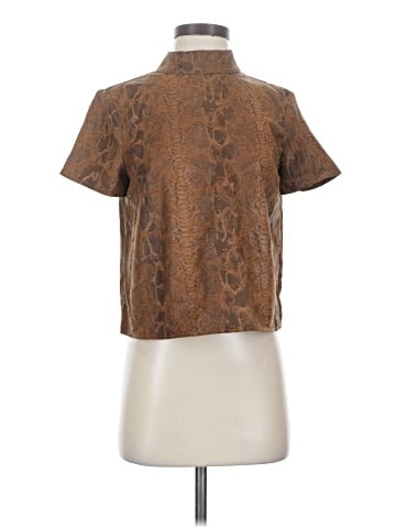 Zara Basic Short Sleeve Blouse (view 1)