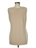 Susan Graver Tan Sleeveless Top Size M - photo 2