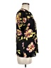 Who What Wear 100% Polyester Floral Black Short Sleeve Blouse Size M - photo 4