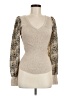 Entro Animal Print Tan Pullover Sweater Size M - photo 1