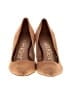 Calvin Klein 100% Leather Tan Heels Size 8 1/2 - photo 2