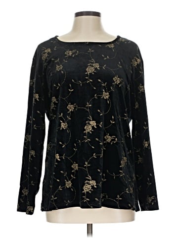 Notations Long Sleeve Blouse (view 1)