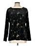 Notations Black Long Sleeve Blouse Size L - photo 1