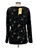 Notations Black Long Sleeve Blouse Size L - photo 2