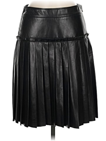 Barneys New York Faux Leather Skirt (view 1)