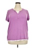 Made for Life Purple Short Sleeve Top Size 2X - photo 1