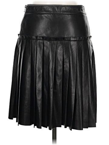 Barneys New York Faux Leather Skirt (view 2)