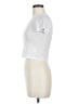 Lac Bleu White Short Sleeve Turtleneck Size M - photo 5