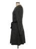 Max Studio Houndstooth Black Casual Dress Size L - photo 5