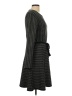 Max Studio Houndstooth Black Casual Dress Size L - photo 4