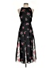 Ted Baker London 100% Polyester Floral Black Casual Dress Size 2 (0) - photo 1