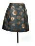 Ann Taylor Metallic Gold Teal Formal Skirt Size 6 - photo 1