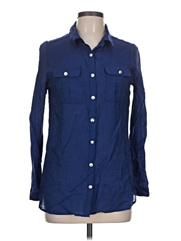 Antilia Femme Long Sleeve Button-Down Shirt (view 1)